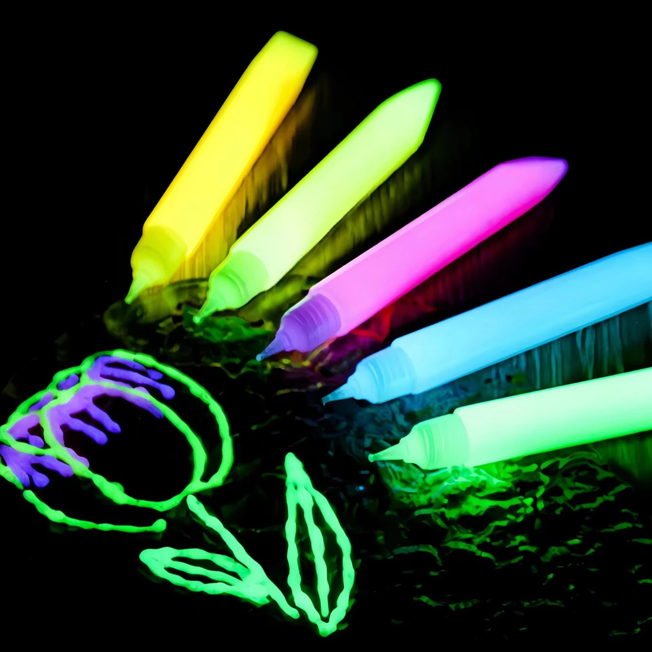 6ml Colors Fluorescent Pigment Luminous Paint Epoxy Resin Pigment Glow In Dark Acrylic Paints Halloween DIY Party Resin Supplies