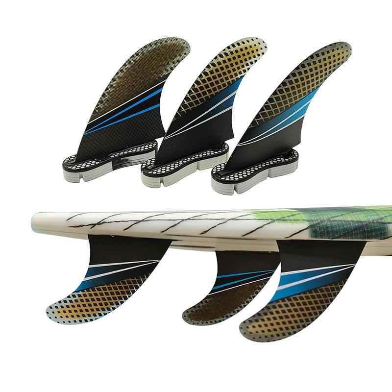 UPSUTF FCS 2 Fins M Tri Fins Surfboard Fins Performer Pc Surf Fins Thruster Flowing Fin Surfing Accessories Surfboard Stabilizer