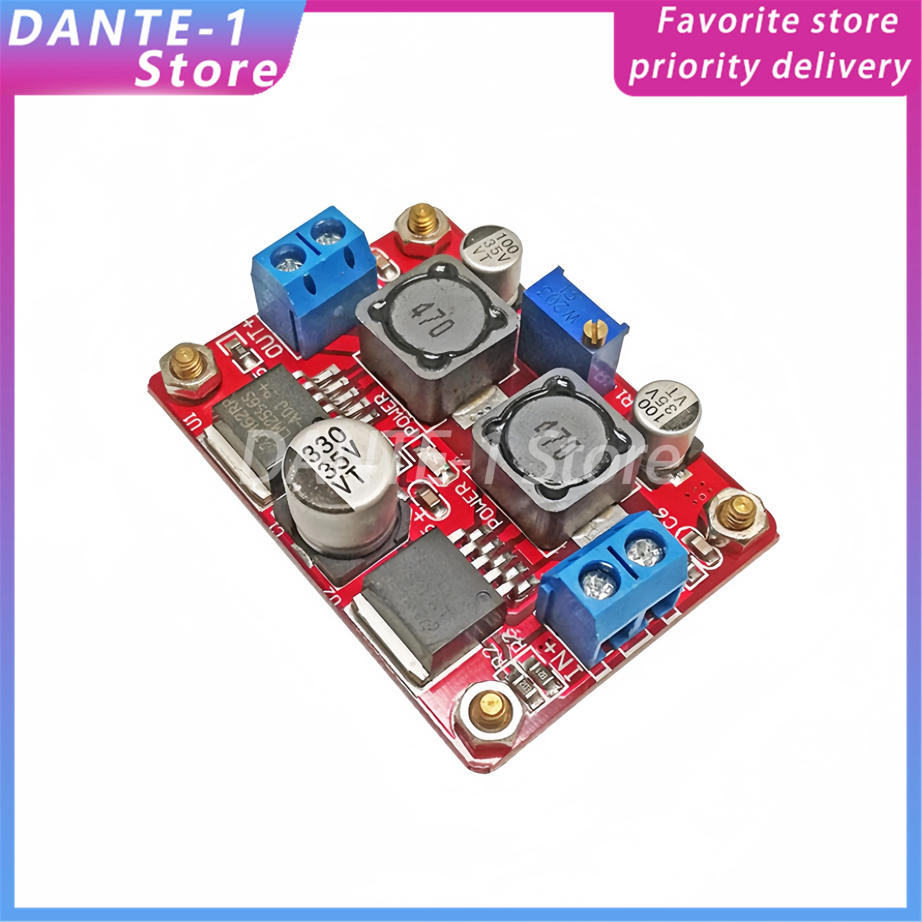 The DC-DC automatic lift module ADAPTS to the LM2577S+LM2596S dual-chip solar panel