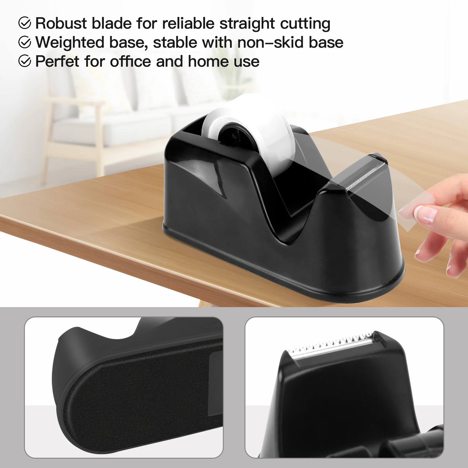 8 롤 투명 테이프 테이프 절단 기계와 접착 테이프 디스펜서 크리 에이 티브 편지지 학교 사무용품 포장