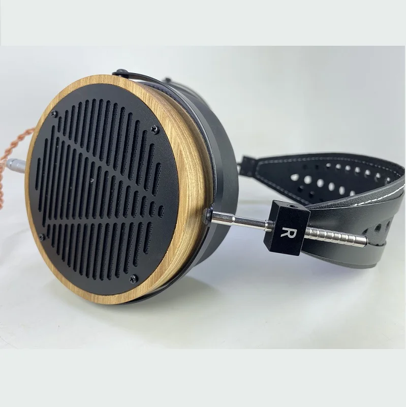 DIY Zingana wood 100mm external wooden shell cup headband half part HIFI Music Headset For HiFIMAN AUDEZE LCD headphones