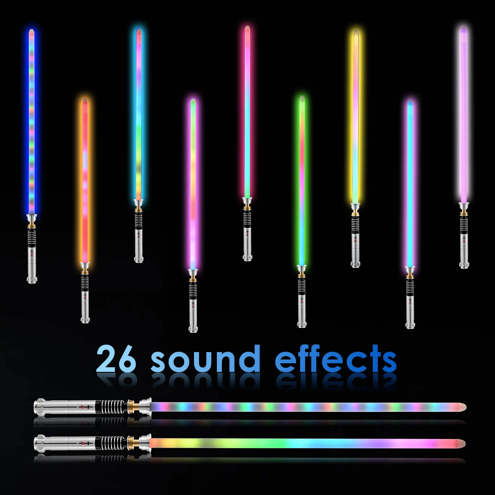 WANARICO SN Pixel Luke Lightsaber Skywalker Smoothswing Metal Hilt con Dueling Blade FOC Cosplay Laser Sword Gift Toys