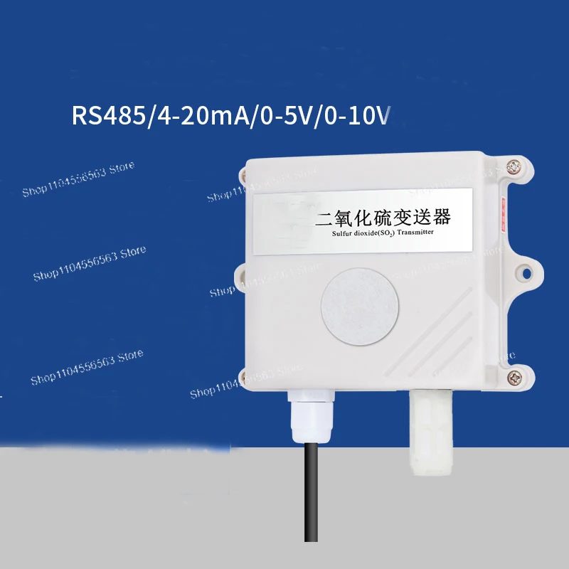 RS485 SO2 sensor module 0-20ppm 0-2000ppm SO2 Transmitter detector gas sensor SO2 0-5V/0-10V/4-20MA 485 protocol Gas Sensor