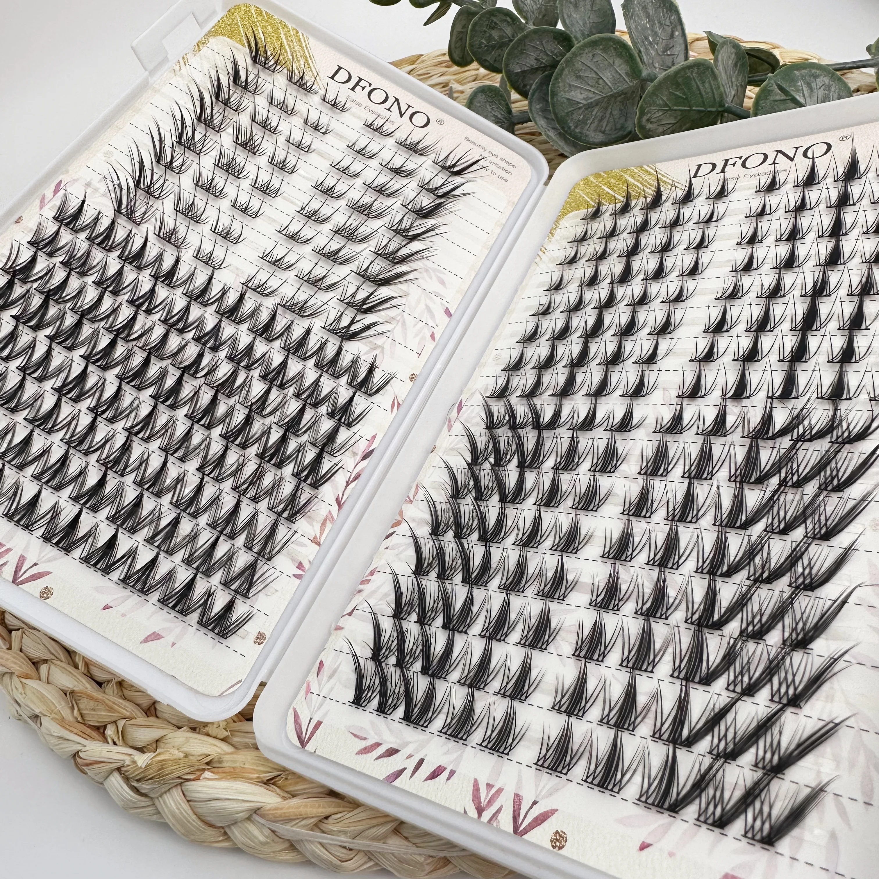 Large-capacity Mixed False Lashes, with a Natural Appearance, Extremely Soft and lightweight. Includes Suzueji, Cat Eye, Bubble