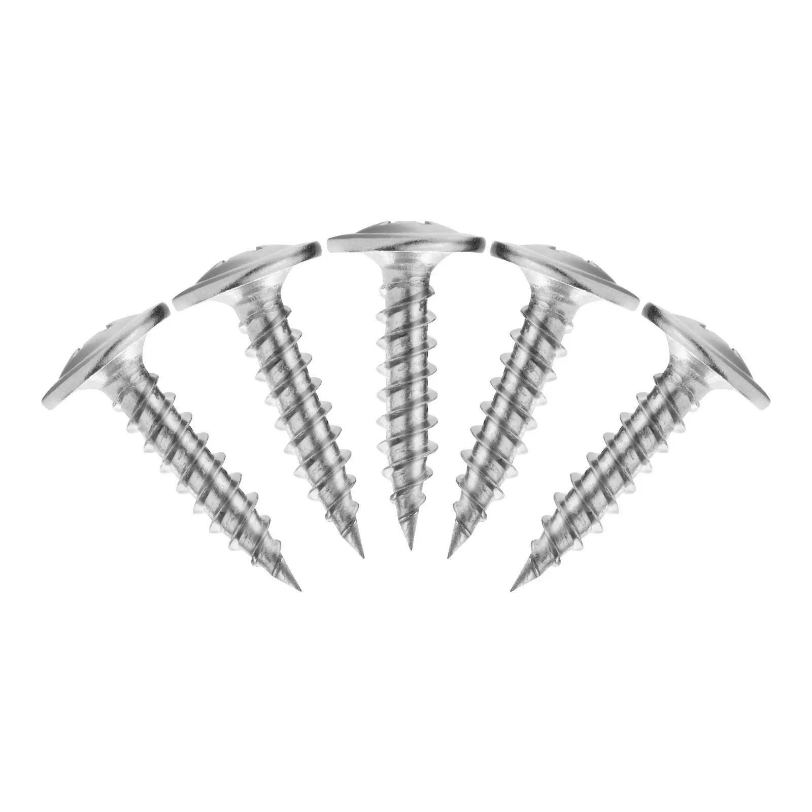 

Винты # Саморезы для гипсокартона и дерева, 8 x 3/4 дюйма, универсальные, высокопрочные, из нержавеющей стали, с анкерными элементами для стен