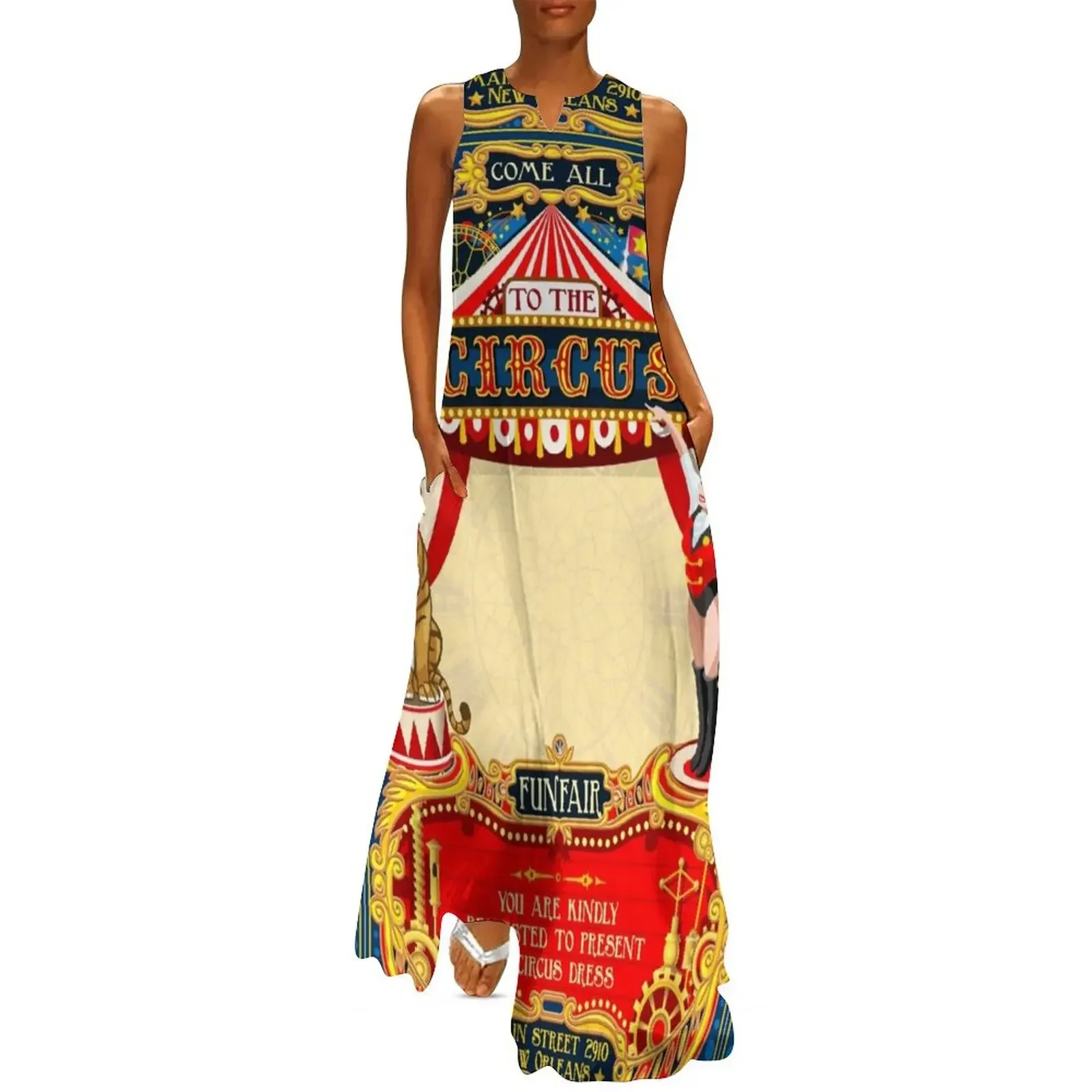 

Circus Carnival Invite Poster Long Dress luxury evening dresses for women 2025 Dress woman dresses for women Dress