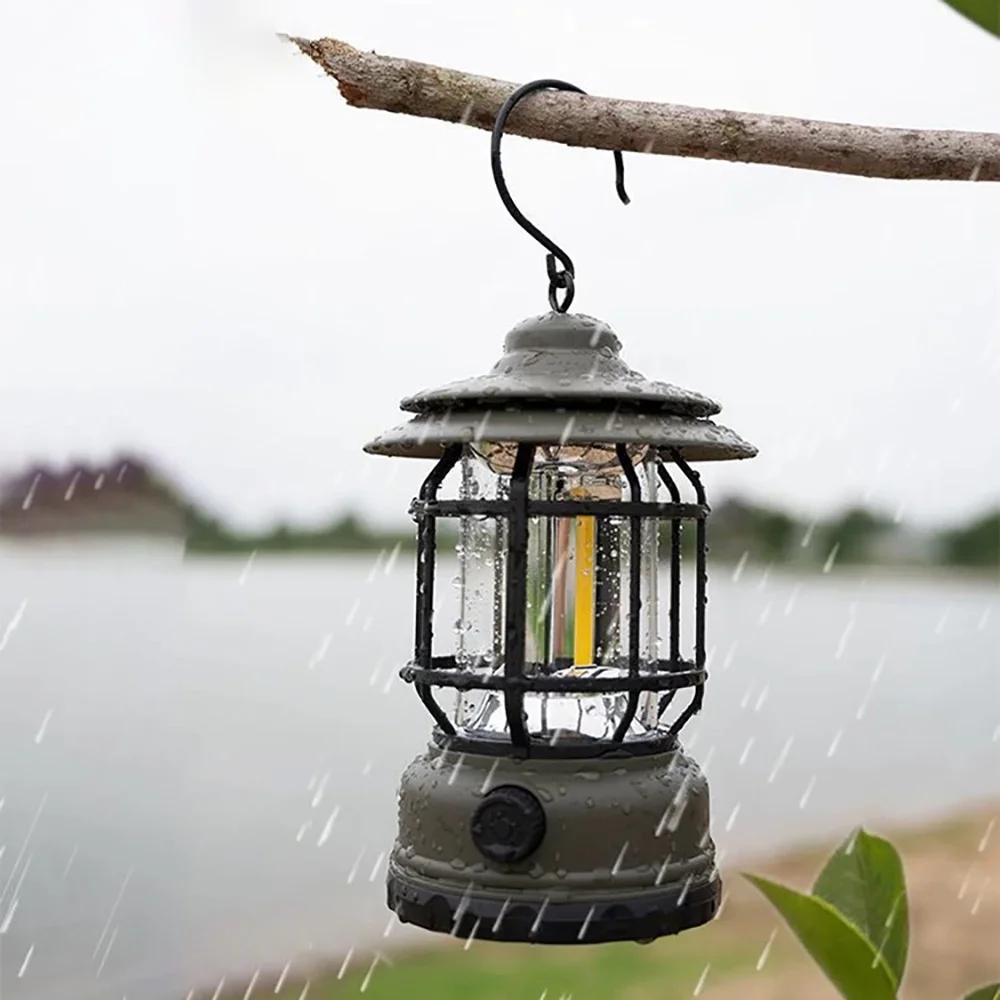 TARKA Camping Lights Atmosphere Light Type-C Rechargeable Camping Lantern Wild Climbing Lighting Adjustable Light Table Lamp 