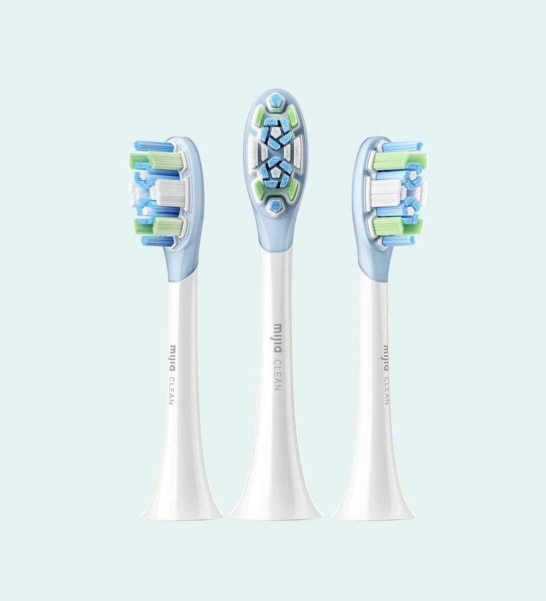 Original Xiaomi Mijia Oscillation Electric Toothbrush Replacement Heads (Clean) 3 Pcs Sonic Sweep Electric Toothbrush heads