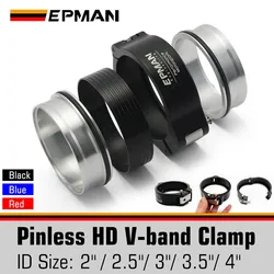 EPMAN Exhaust Pinless Hanger Type V-Band Clamp W Flange For 2