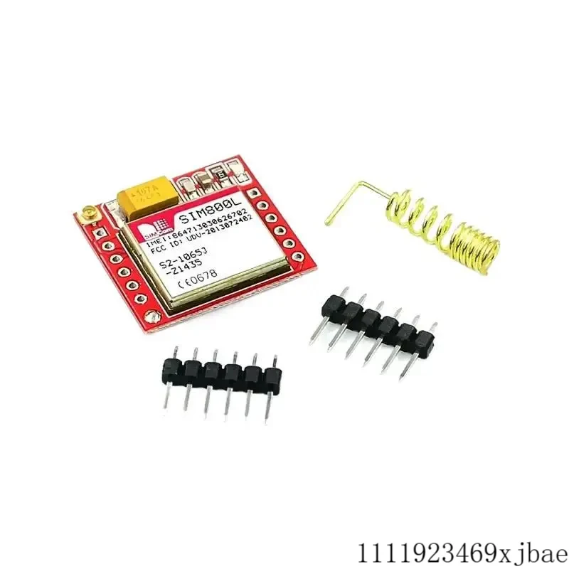 1PCS/LOT Módulo GSM GPRS SIM800L más pequeño, Placa base micro SIM de cuatro bandas, Módulo de comunicación de puerto serie TTL