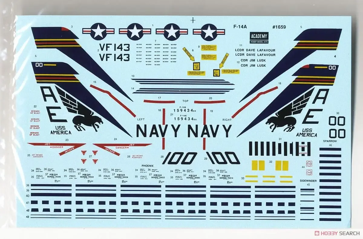 Academy 12253 1/48 F-14A Tomcat (Plastic model)