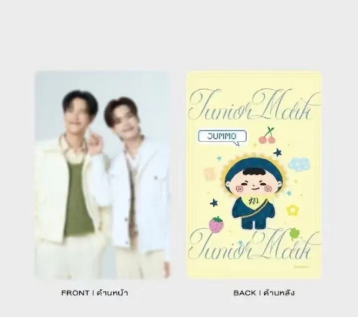 

Официальный держатель для карт Gmmtv Geminifourth Williamest Pondphuwin Joongdunk Taynew Milklove Nantam Film Lykn с фотокарточкой