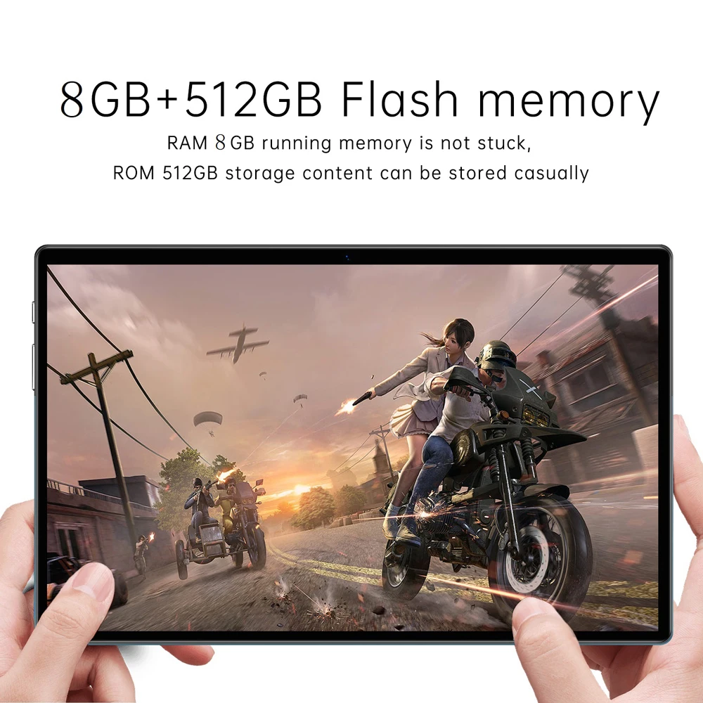 Nuovi tablet con display FHD ultrasottile da 10,36 pollici 10 Core 8 GB di RAM 512 GB di ROM Android 13 Google Tablet 5G Dual WiFi Dual SIM 8000 mAh