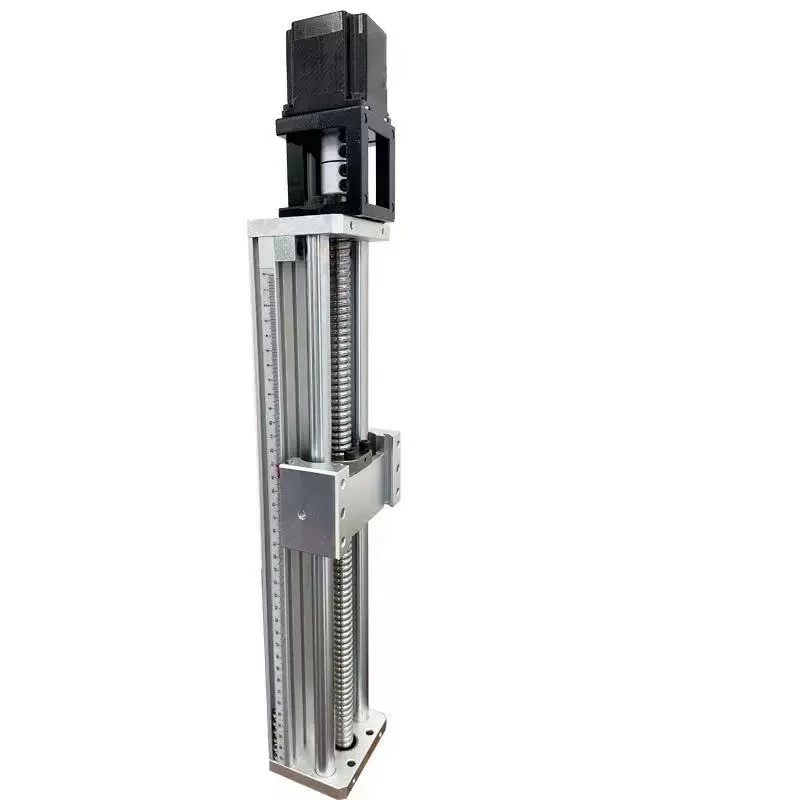 Simple Optical Axis Sliding Table Ball Screw Electric Cross Sliding Table Module Hand Crank Micro Mobile Table