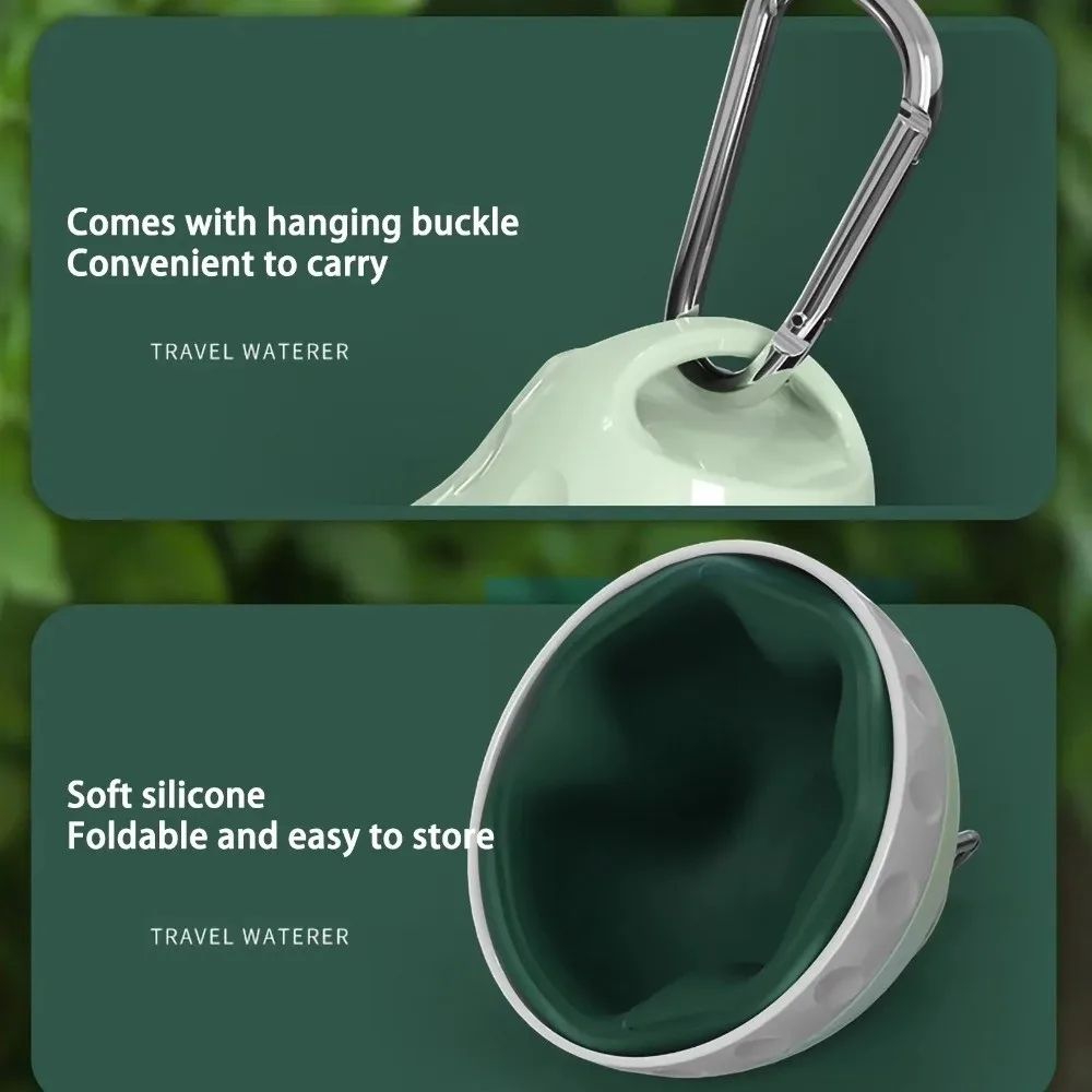 Nueva Botella de Agua de Silicona Plegable para Perros, 200 ml, Taza para Beber, Antiderrames, Dispensador de Agua para Mascotas, Actividades al Aire Libre
