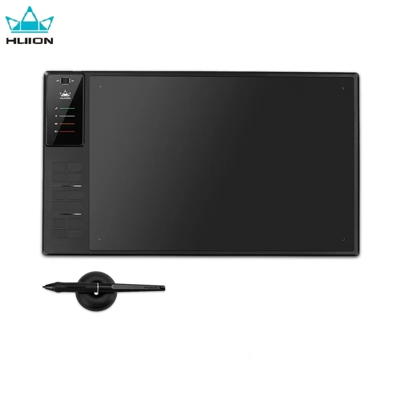 

NEW Giano WH1409 V2 Wireless graphic pen tablet with Tilt Function Battery-free Stylus