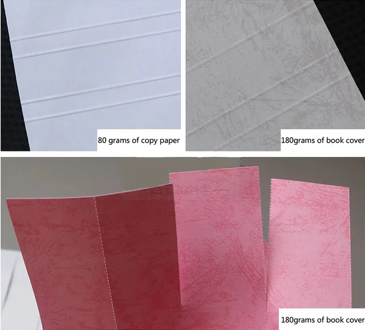 ماكينة ثقب الورق الكهربائية الأوتوماتيكية الصغيرة مقاس A3، قاطع طوابع البريد للوازم المكتبية والمدرسية #4