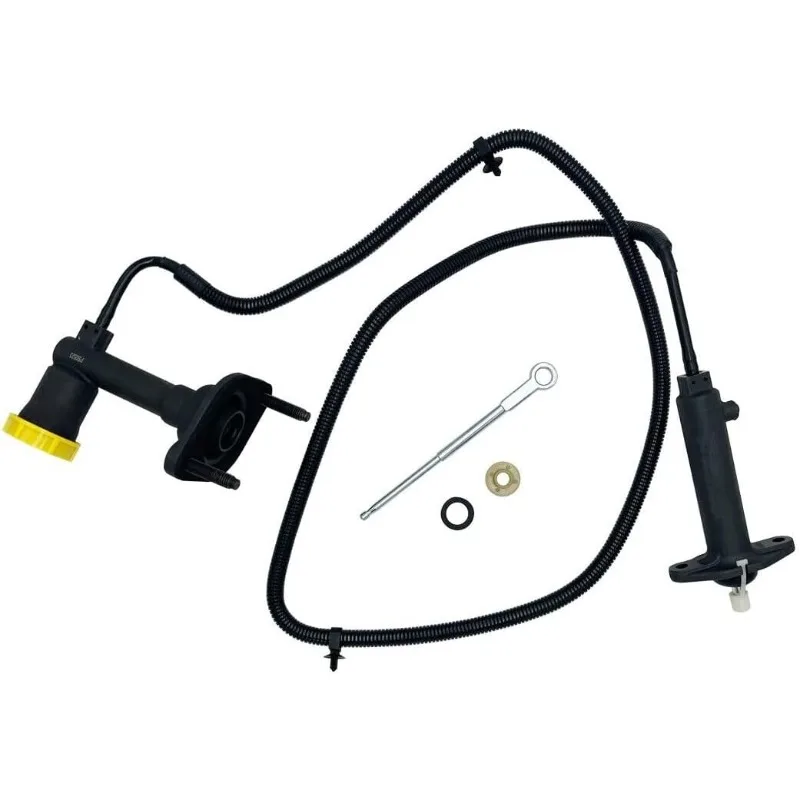 

ClutchMaxPRO Pre-Filled Pre-Bled Clutch Master Slave Cylinder Assembly Compatible with 2003-2008 Ram 1500 2500 3500