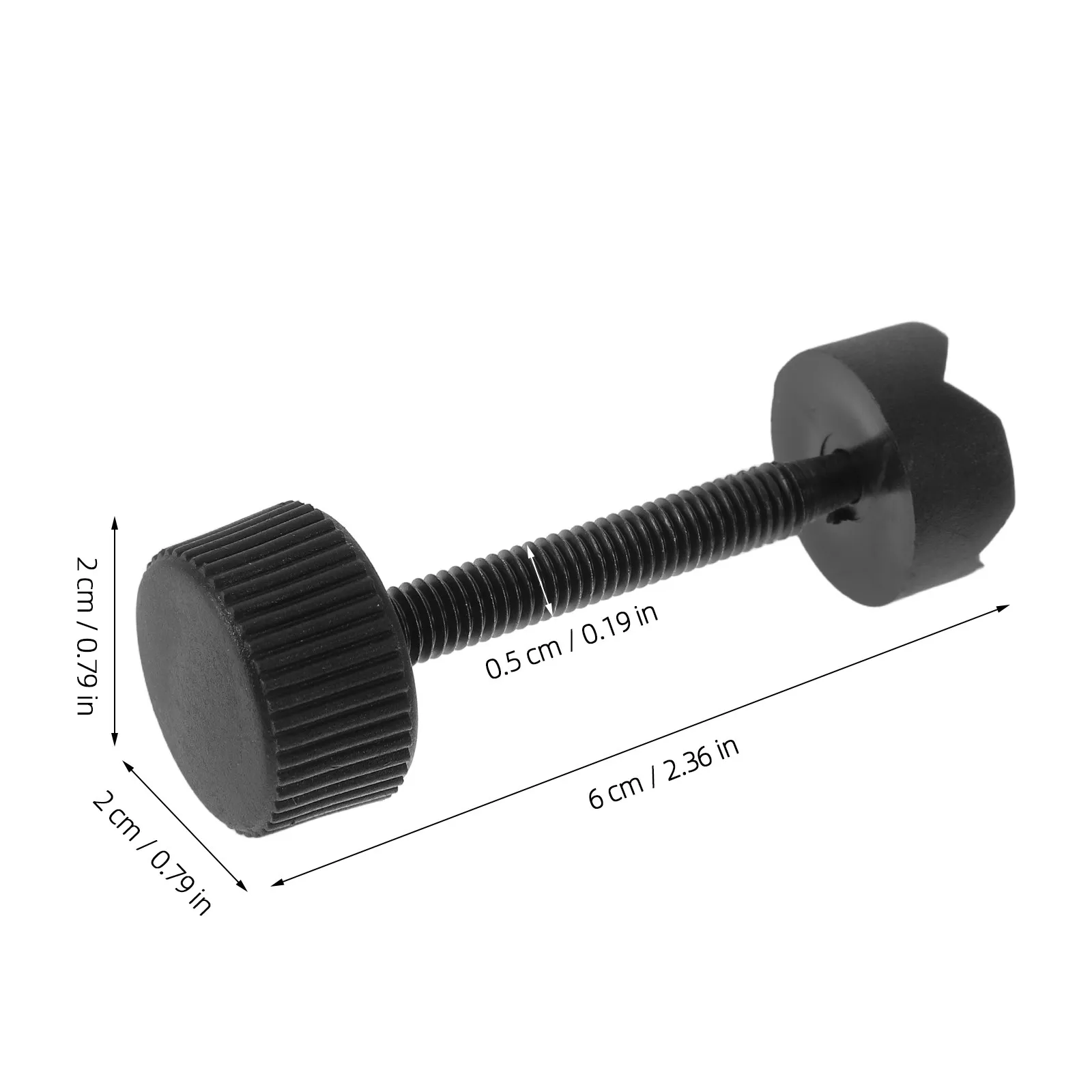 5Pcs C Clamp Thumb Screw for Microphone Stand Bracket Curved Pad C-clamp Replacement Screw Knob Microphone Stand
