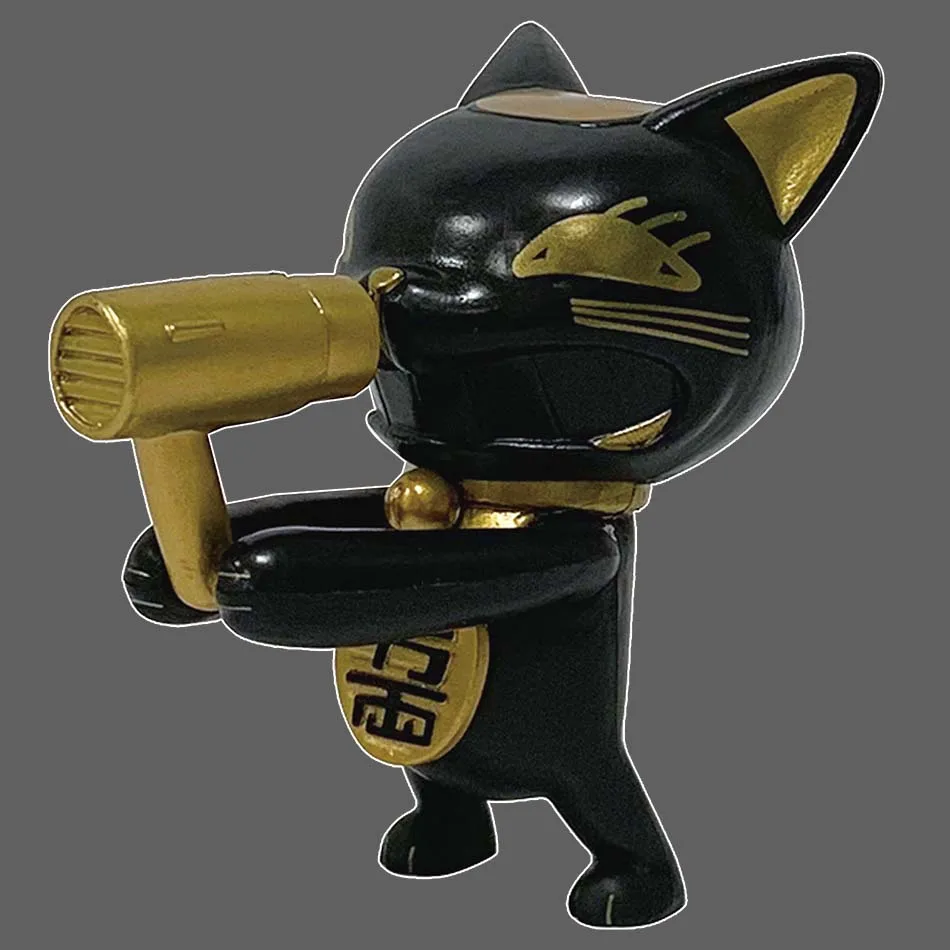 

В наличии Новая аниме-фигурка Dandadan Turbo Bachan, 9 см, высокоскоростная Nana Lucky Cat Hair Drier, милая кукла, экшн-фигурка, игрушка на заказ, подарок