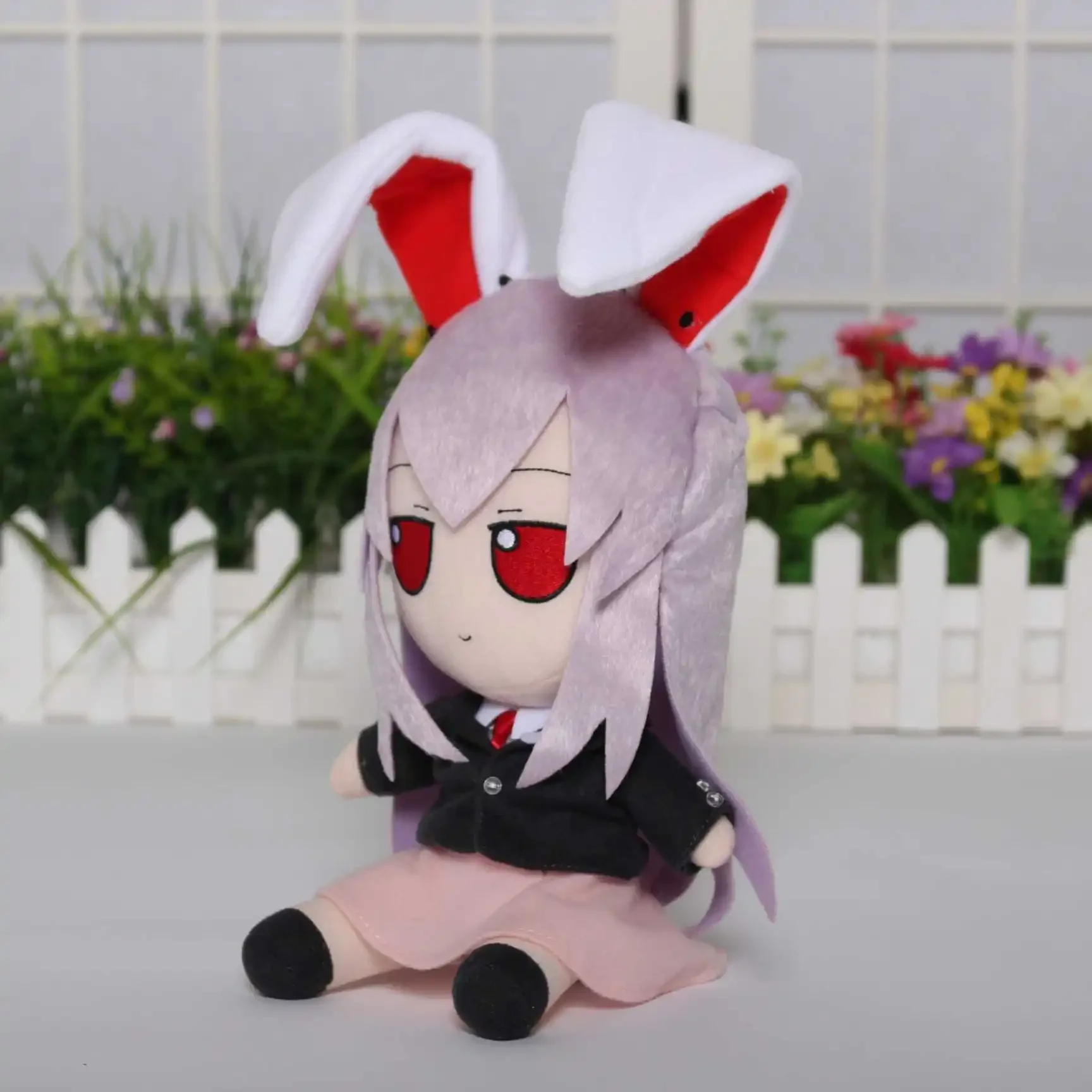 

20CM TouHou Project Reisen Udongein Inaba Cotton Doll Girl Stuffed Toys Student Plush Adorable Delicacy Furry Ears Xmas Gift