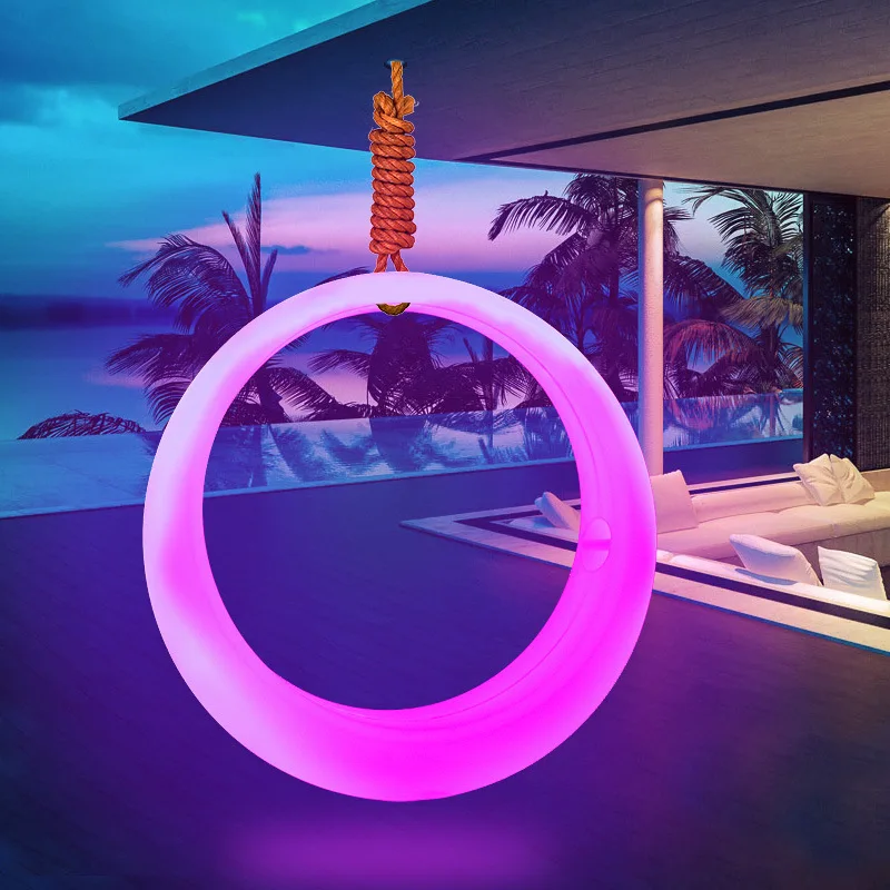 

Solar moon light Internet celebrity outdoor luminous swing moon swing Square B & B Scenic Area Amusement Facilities