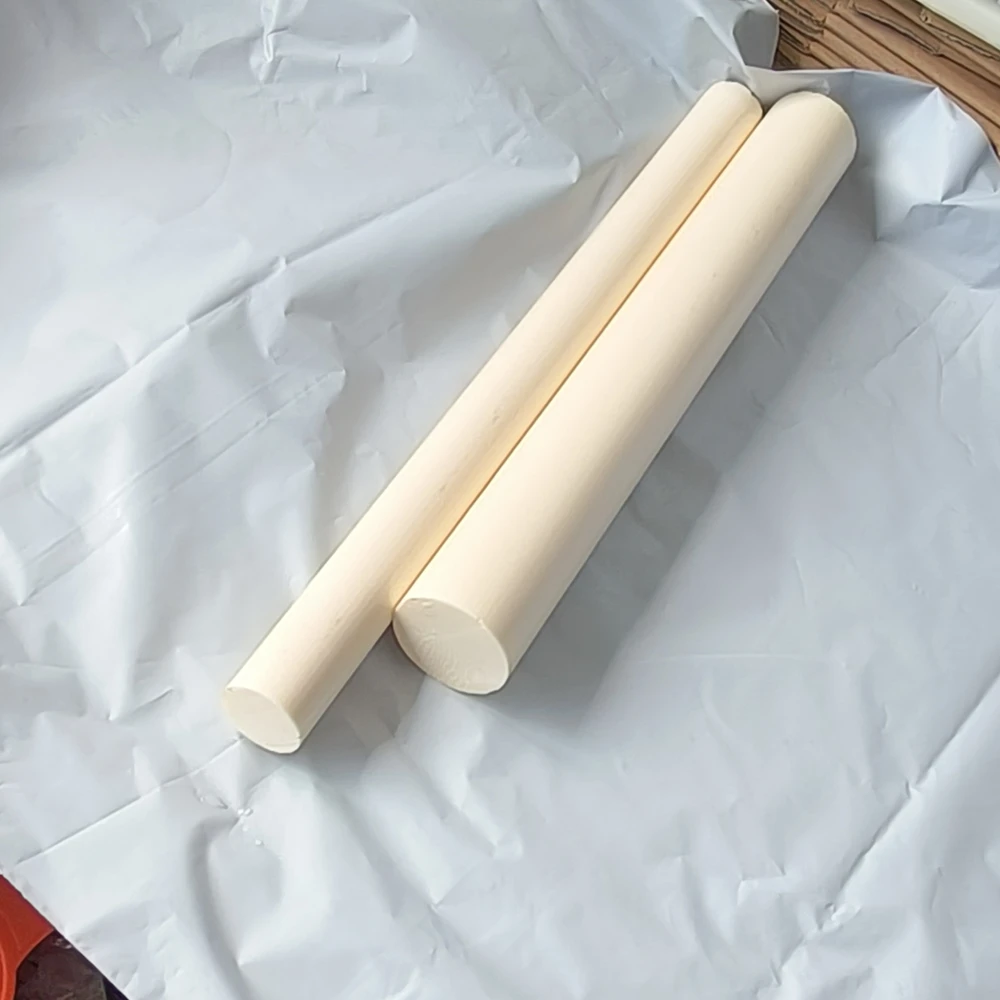 16mm to 30mm Ivory Substitute Round Rod Bar Imitation Material for Billiard Pool DIY Cue Building Resin Based Solid Bar Block