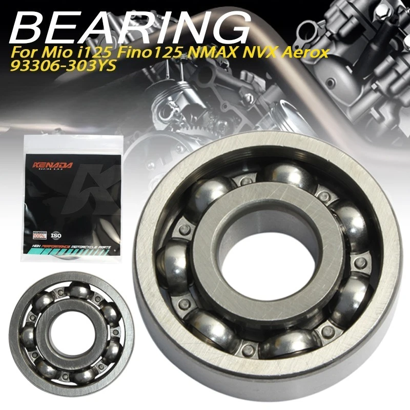 

Transmission Bearing 93306-303YS For Gearbox Drive Axle Mio i125 Fino NMAX NVX Aerox