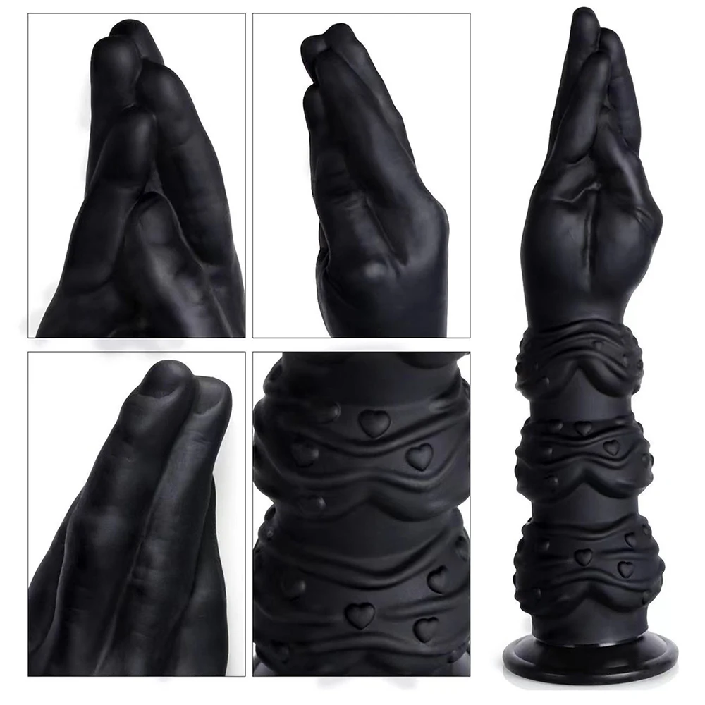 Long Silicone Huge Anal Dildo Hand and Arm Big Butt Plug Anus Dilator G spot Stimulate Vagina Sextoy for Women Prostate Massager