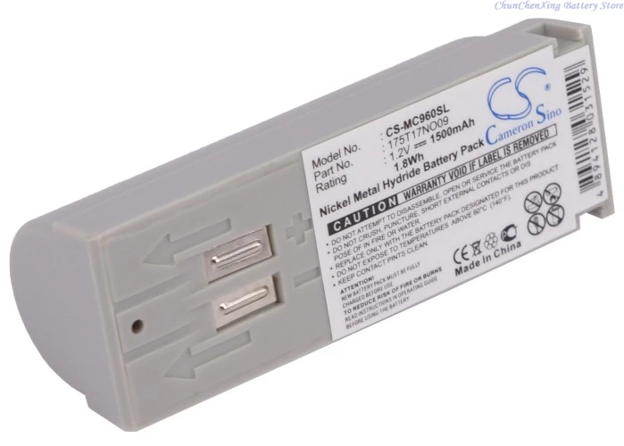 Cameron Sino 1.2V 1500mAh Wireless Headset battery 175T17NO09,78-6911-4491-5 for 3M C960 Headset,C860 Beltpack,C1025 Transceiver
