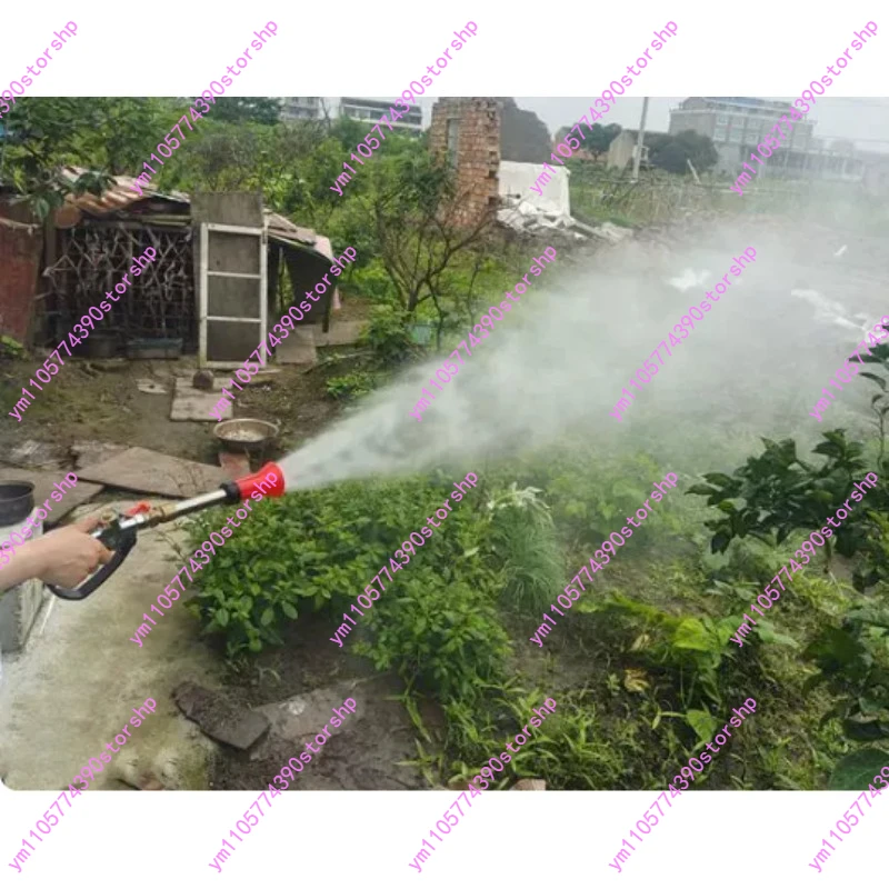 High Pressure Adjustable Atomizing Spray Gun, Long Range Nozzle For Garden, Fruit Tree, Disinfection & Plant Protection Sprayer