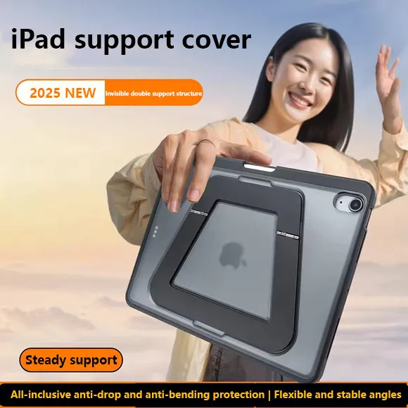 

Прозрачный чехол для Apple iPad 2025 11-го поколения A16 Air 11 7 6 5 4 10th 10.9 10.2 Pro 12.9 Air 13 Mini 7 6 со слотом для ручки
