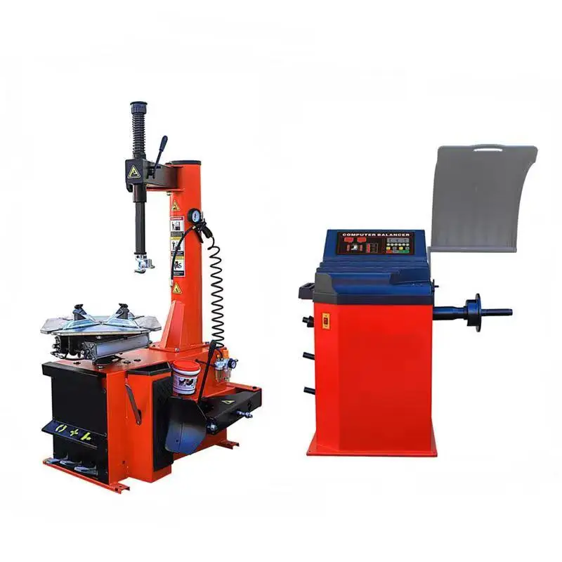 

Vehicle Equipment Wheel Balancing Machine Tire Changer Machine Combo