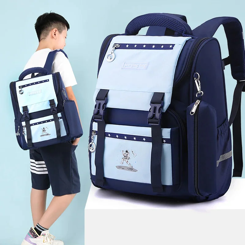 Mochila ortopédica para niños y niñas, morral para escuela primaria, morral para libros