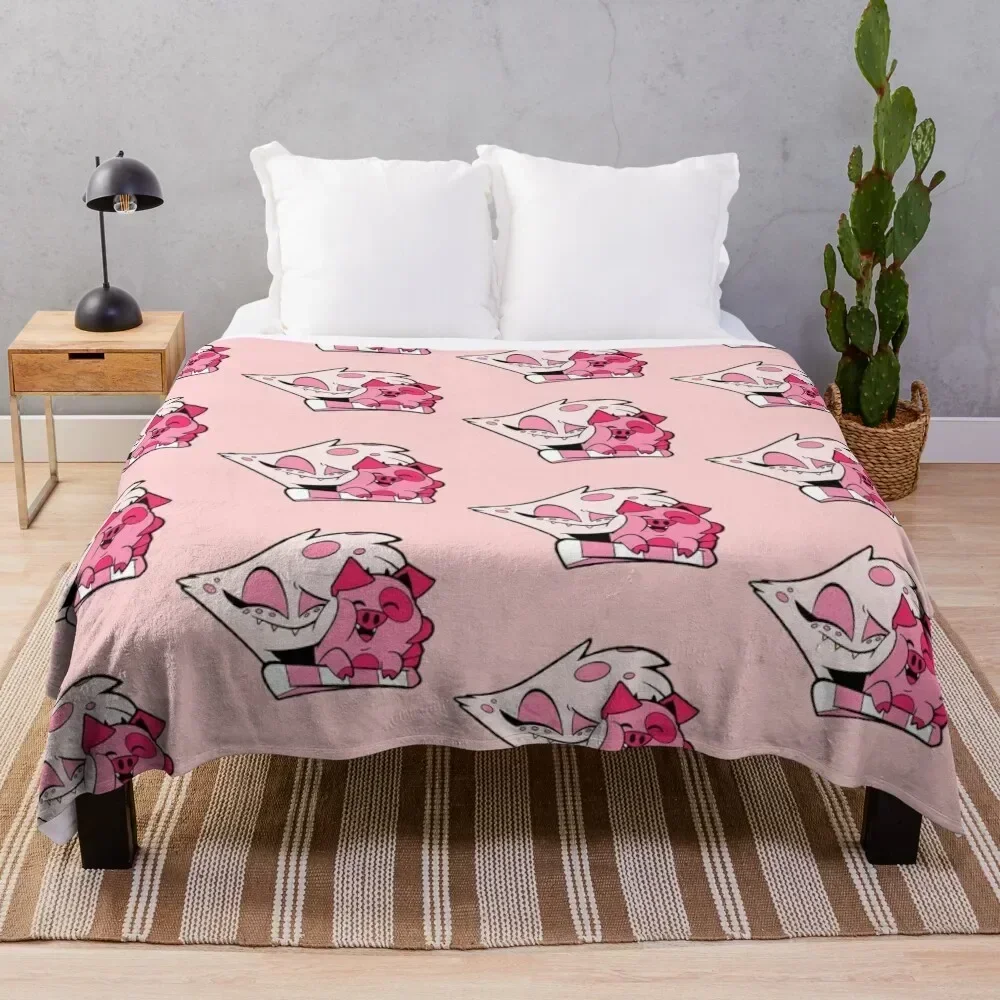 

Angel Dust and Fat Nuggets Throw Blanket Compact Warm Blanket for Car Road Trip