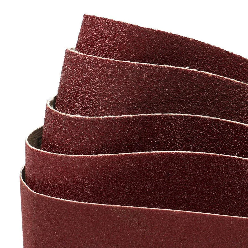 5pcs 75×457mm Sanding Belts Polishing Band Grinding Sandpaper 60/80/120/240 Grit Woodworking Abrasive Tools Grinder Accessories