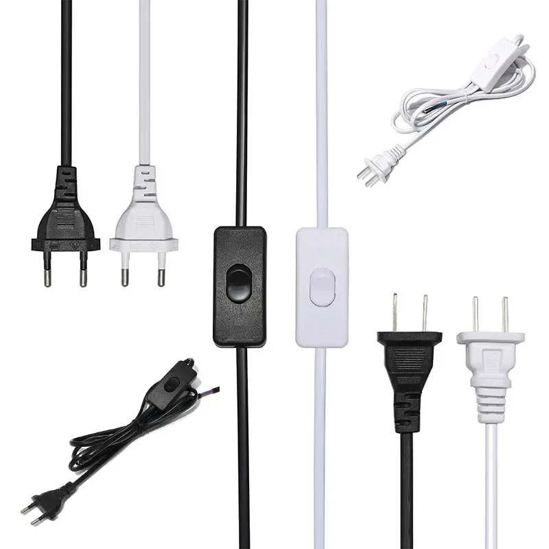 AC85-265V 660W 1.5M 1.8M Electric Wire Lamp Switch Cable International Standard Power Cord With Switch Plug 0.75㎡ Copper Wire