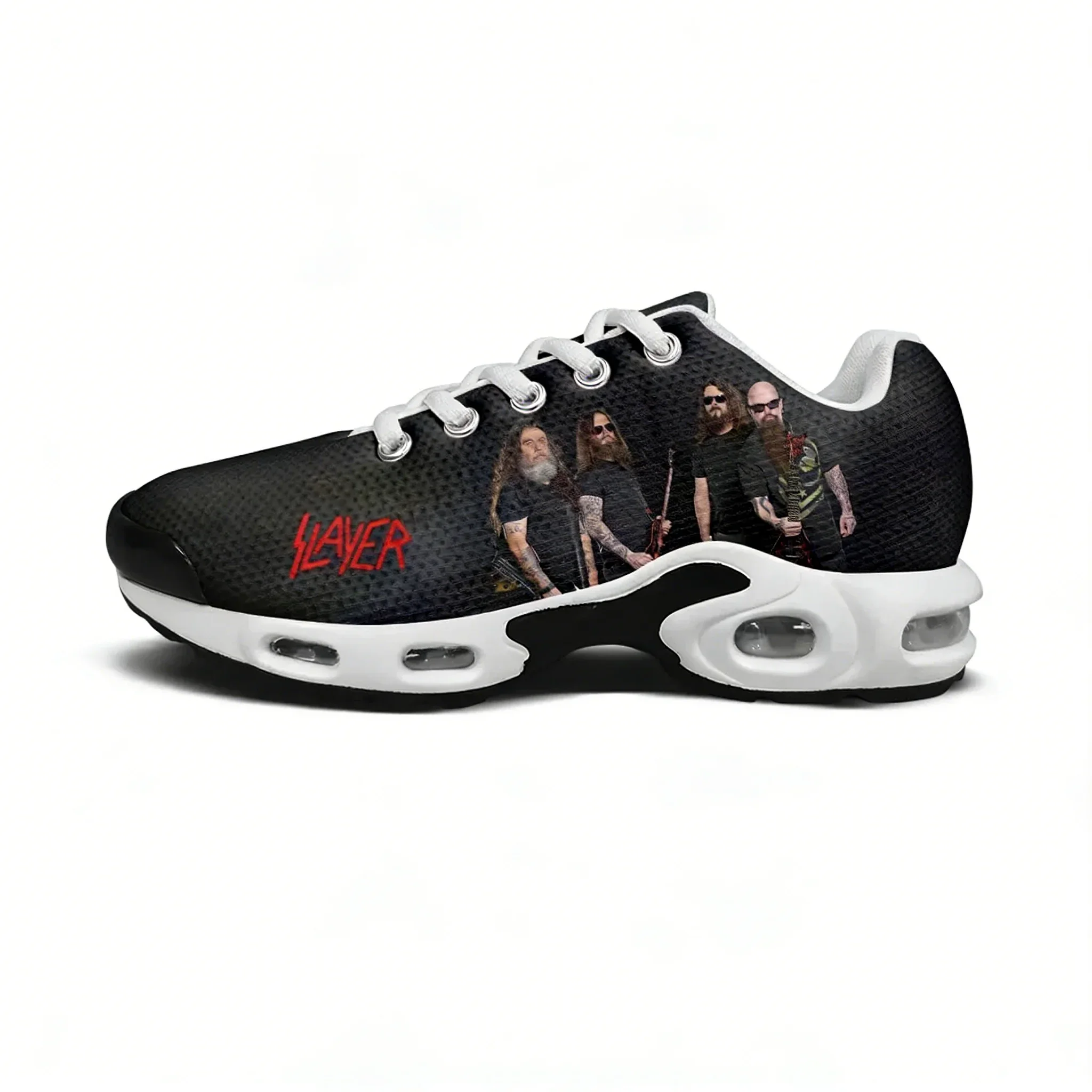 

Легкие спортивные кроссовки Slayer с воздушной подушкой, изготовленные на заказ, для мужчин, женщин и подростков, высококачественные, с индивидуальным принтом, для пар.