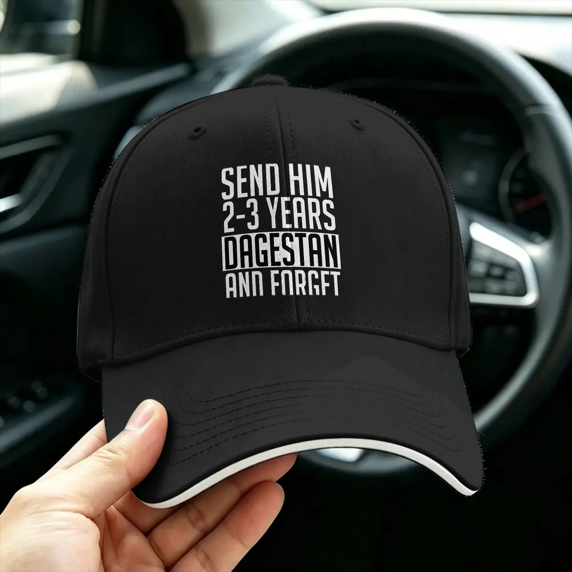 Send Him 2-3 Years To Dagestan Funny Casual Baseball Cap Wrestling Meme Outdoor Men Women Fashion Snapback Cap