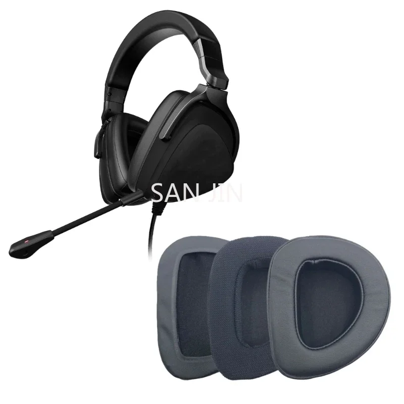 

Replacement Earmuffs Suitable For ASUS ROG Delta S Gaming Headphone Soft Sponge Earpads Cover Mesh / Leather Ear Pads