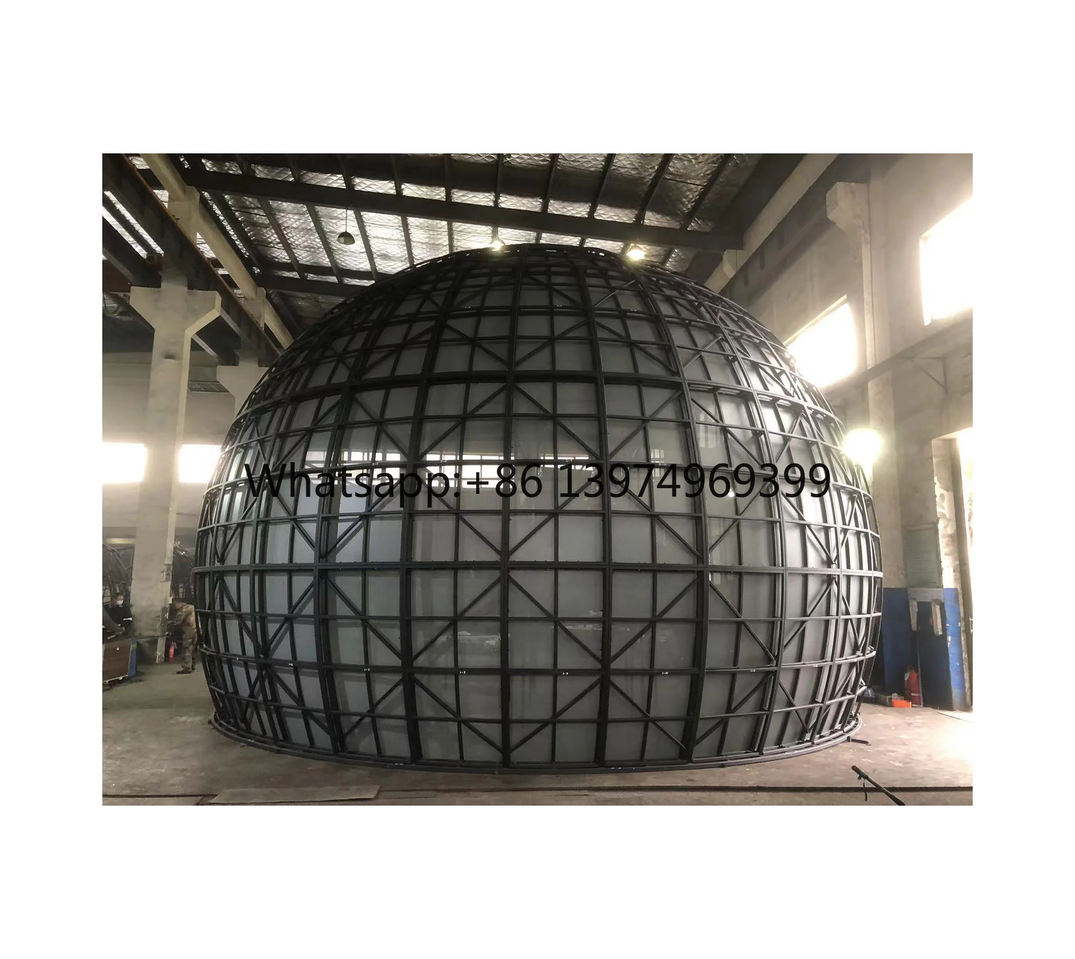 Customized Aluminum 360 Degree Dome Projection Simulation Screen for Dome Theaters Planetariums