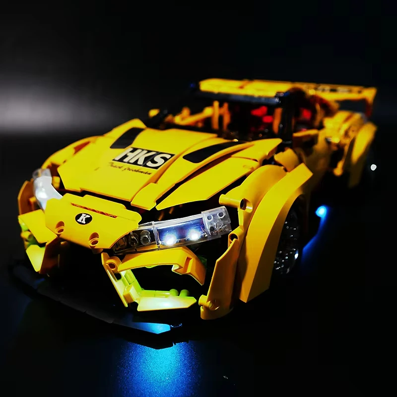 DIY RC LED Light Kit For LEGO 10249 Technical Sports Car   (Only LED Light,Without Blocks Model)