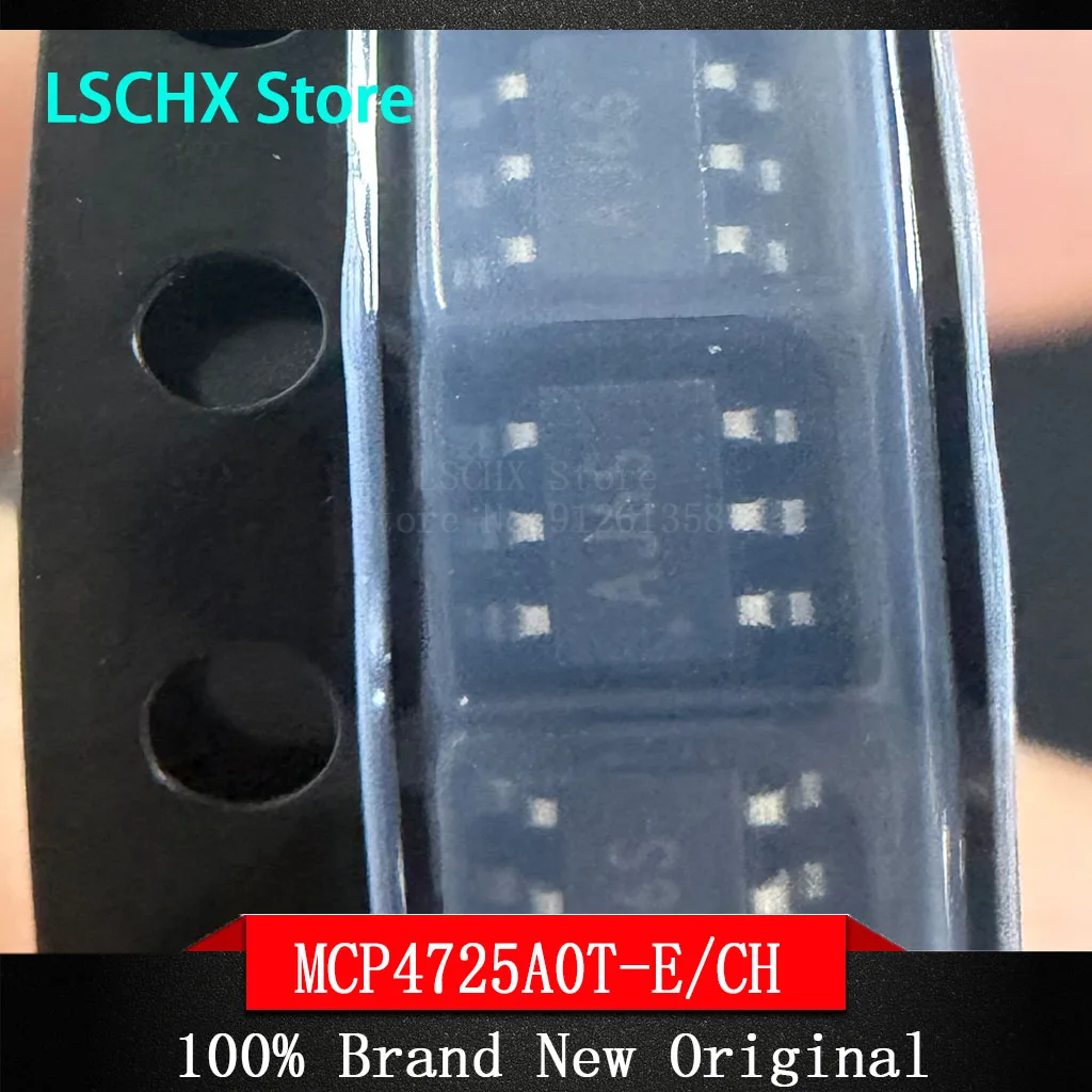 5pcs MCP4725A0T-E/CH MCP4725A1T-E/CH MCP4725A2T-E/CH SOT-23 digital-to-analog converter