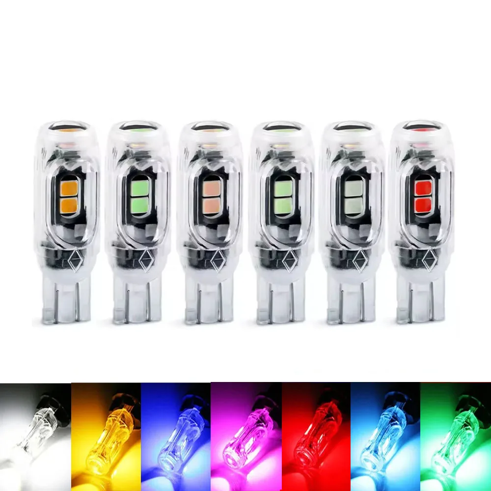 

50pcs LED Bulb License plate light T10 LED high brightness t10 led W5W clearance lamp signal light reading light wholesale price