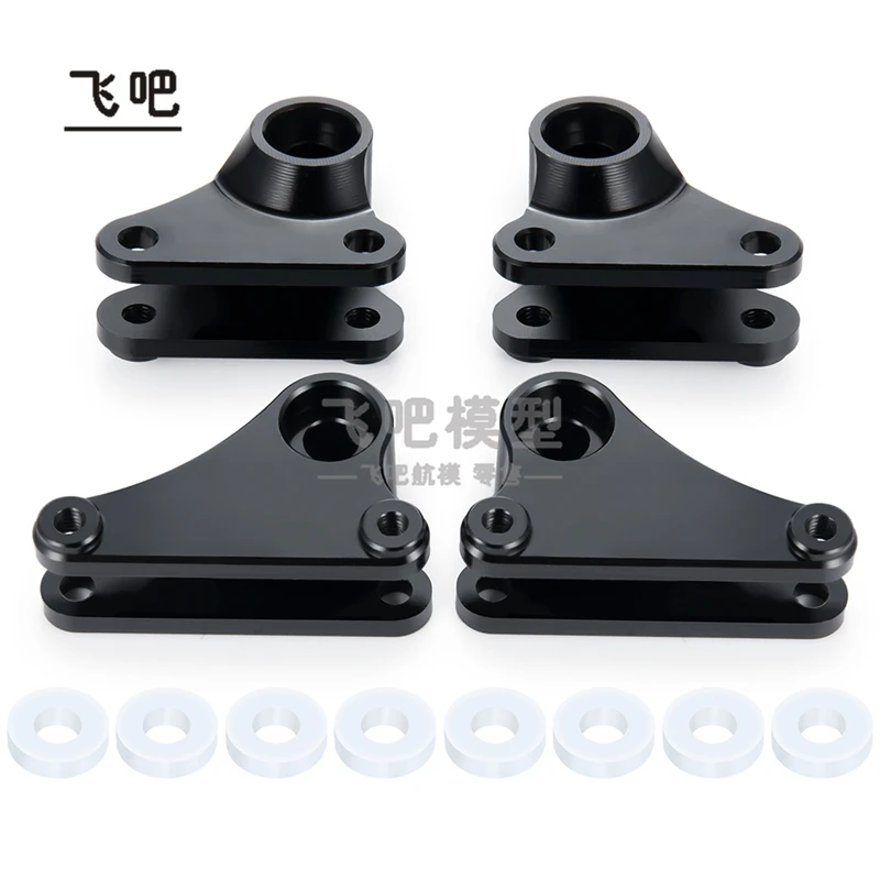 

Metal Front and Rear Suspension Bracket Connectors 1/16 for 1/10 RC Crawler Car AXIAL SCX10 II 90046 VS4 JIMNY Cherokee DIY