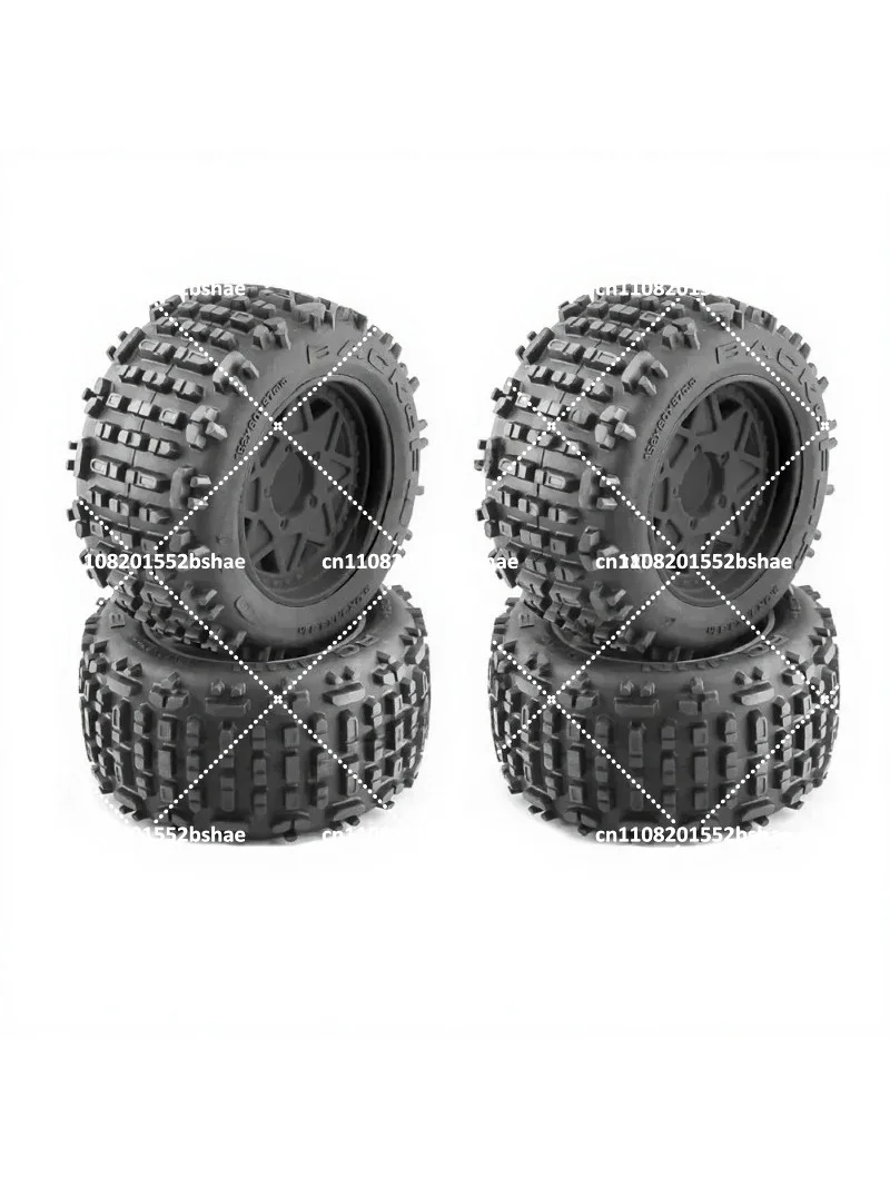 1 Set 158mm 1/8 1/10 Short Course Truck Tire with 12mm 14mm 17mm Wheel Hex All Terrain