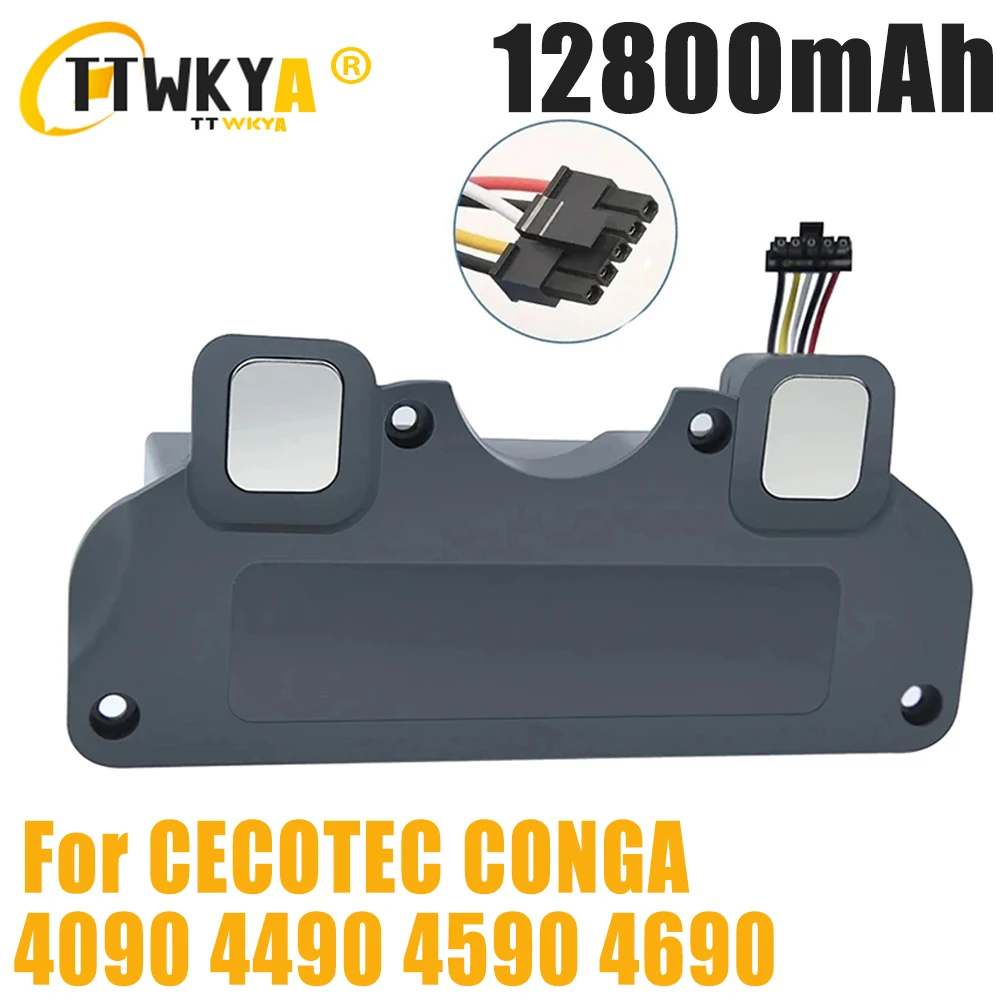 14.8V 12800mAh New CECOTEC CONGA 4090 4490 4690 4590 Mopping Robot Battery Pack Netease Intelligent Manufacturing NIT Model