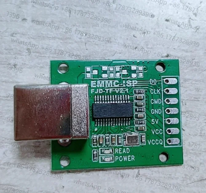 AU6438BS Chip 3-wire EMMC-ISP High-speed Flying Wire Tool USB-B type Computer Communication
