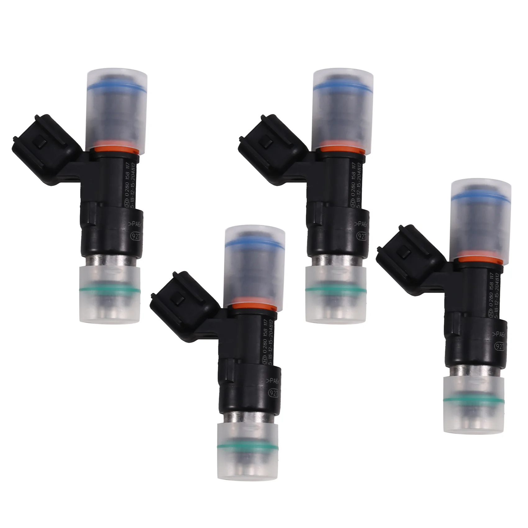 

A73X-4Pcs 0280158117 0280158298 60LB 630Cc Fuel Injector 1.8T Turbo For A4 TT Golf Jetta Acura