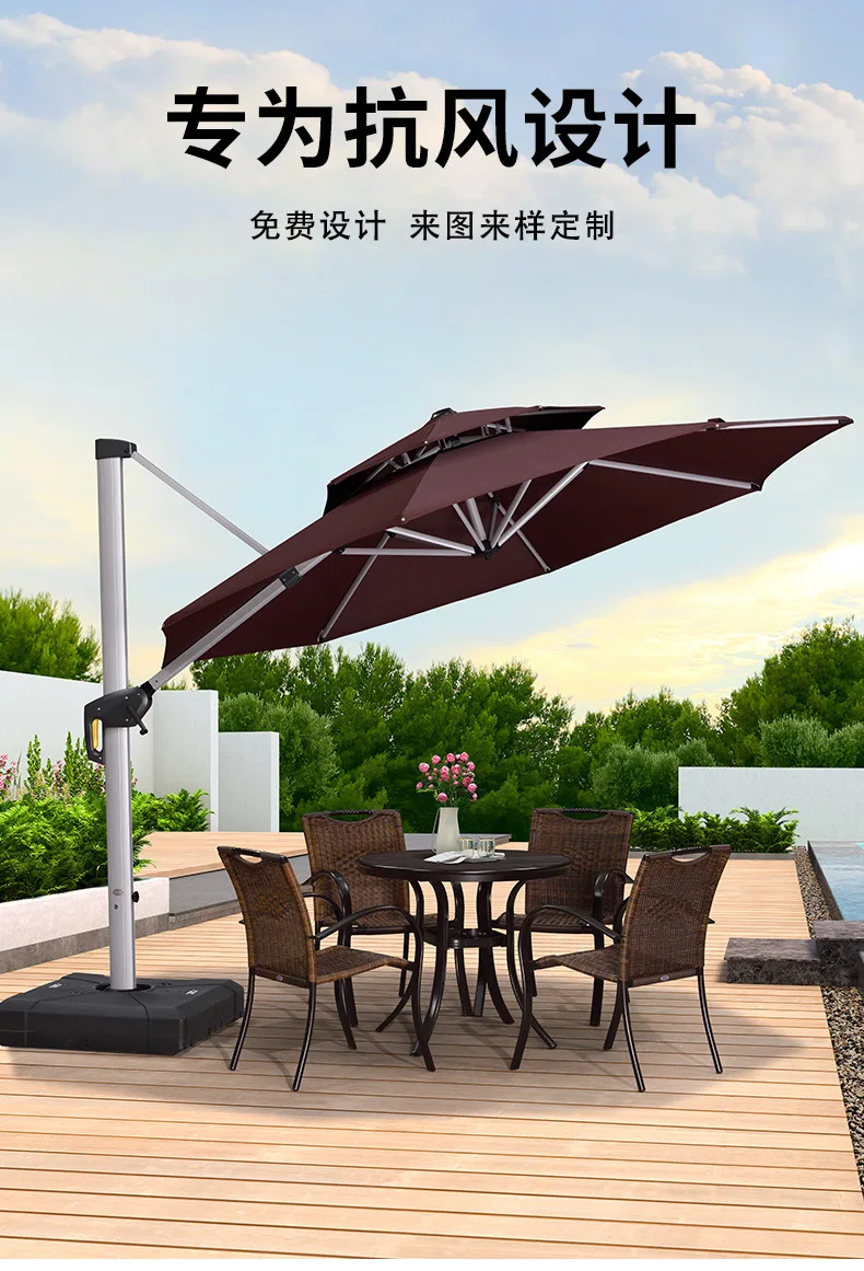 Ombrello romano Ombrellone da esterno Ombrellone da giardino Caffetteria Ombrellone da sole